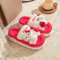 Sanrio Plush Fluffy Slippers Ladies home slippers - Bear Hugs