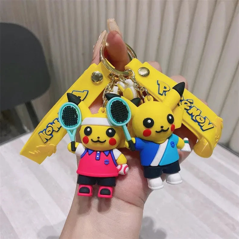 Sporty Pikachu 3D Keychain