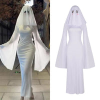 Ghostly Grace White Ghostess Costume