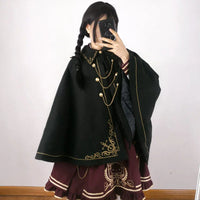 Fashion Black Shawl Cloak PN2429 - Bear Hugs