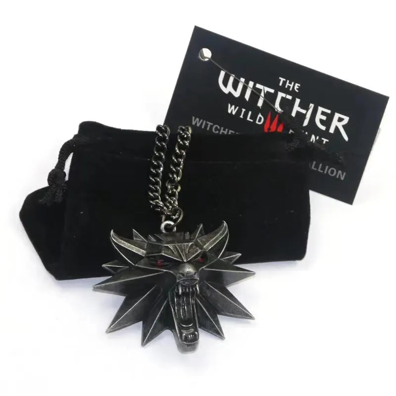 The Witcher Glowing Wolf LED Pendant