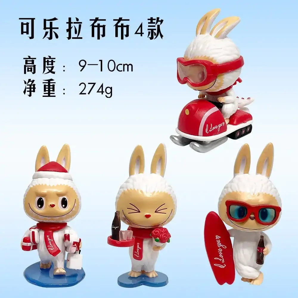 Labubu Coke Vinyl Mini Figurines Blind Boxed Set