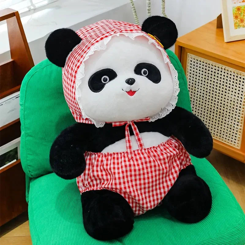 Floral Charm Giant Panda Plushie