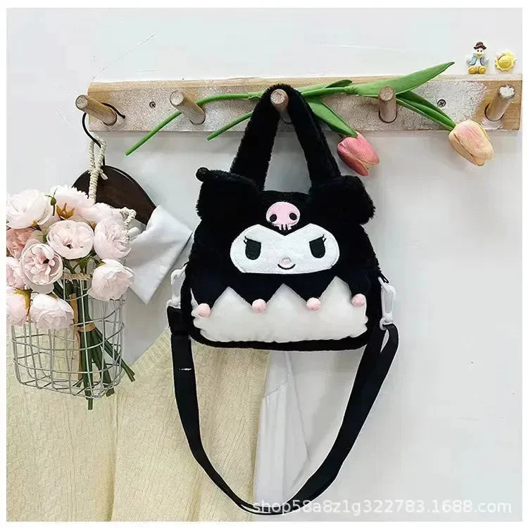 Kawaii Carryall Mini Plush Bucket Bag