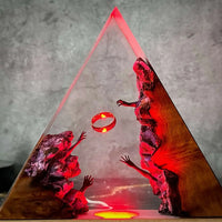LOTR Radiant Wooden Resin Light