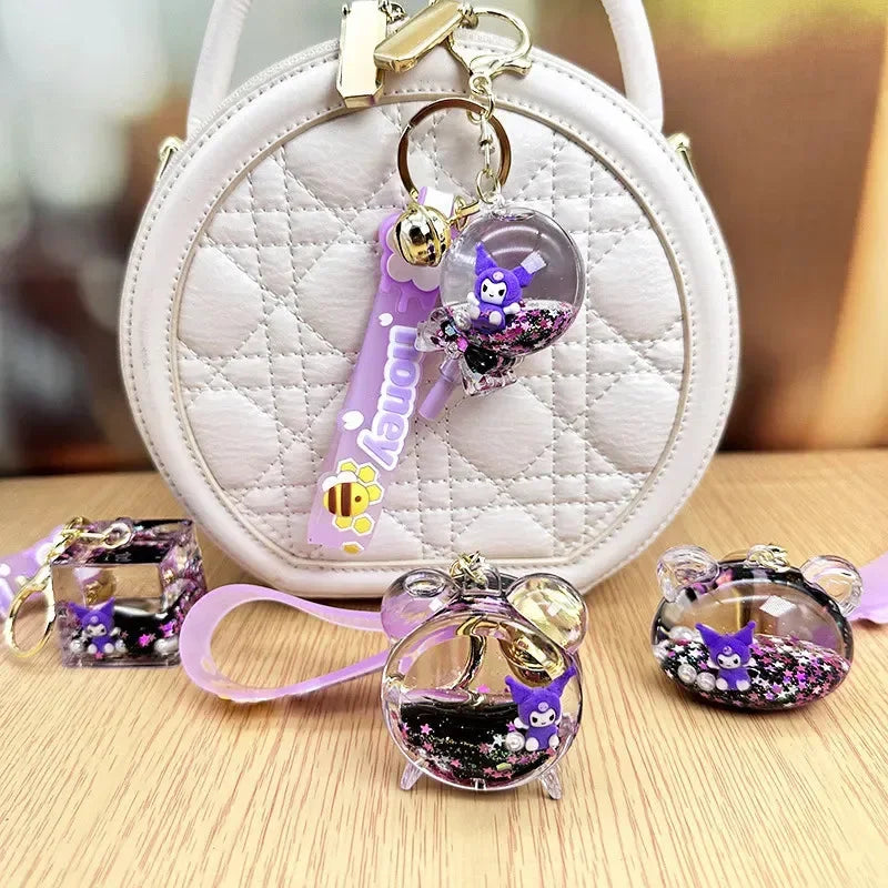 Glimmering Coulomi Liquid Keychain
