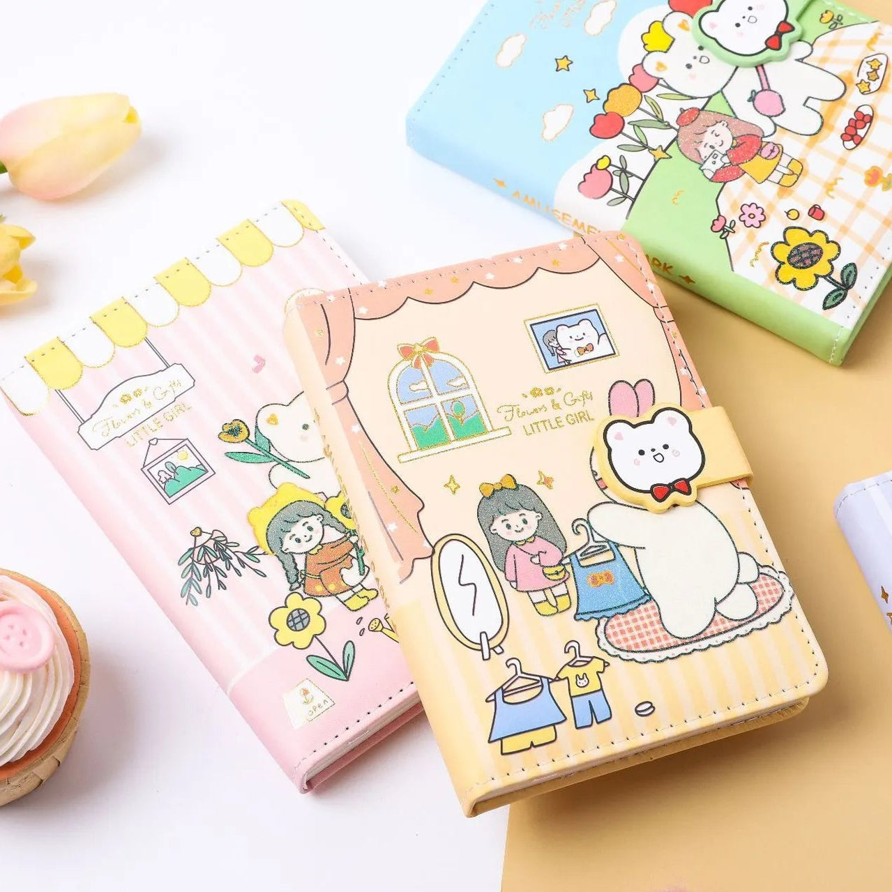 Happy Friends Diary with Magnetic Clasp