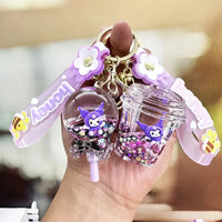 Glimmering Coulomi Liquid Keychain