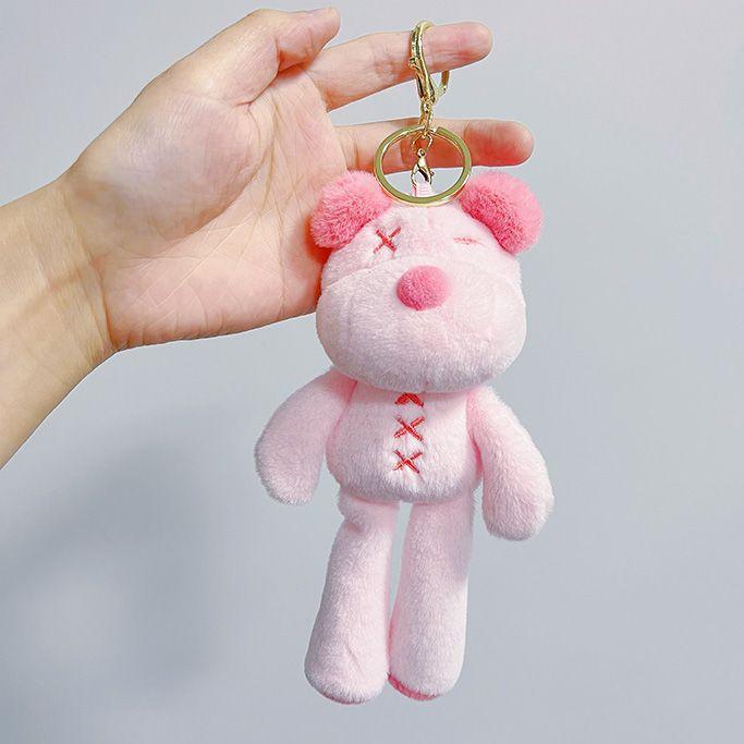 Long Legged Bear Plush Keychain