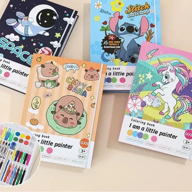 Coloring Adventure Watercolor Pens (Set of 38)