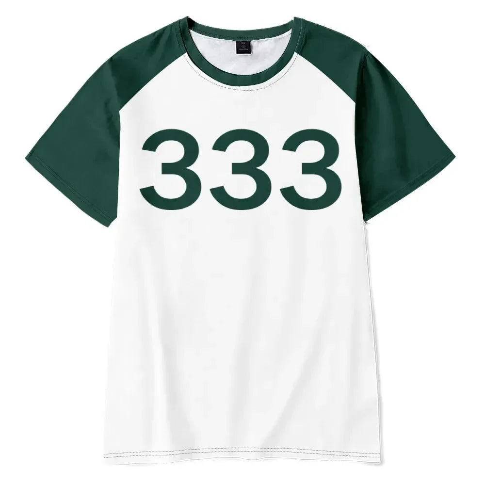 تي شيرت المتسابق في لعبة الحبار 