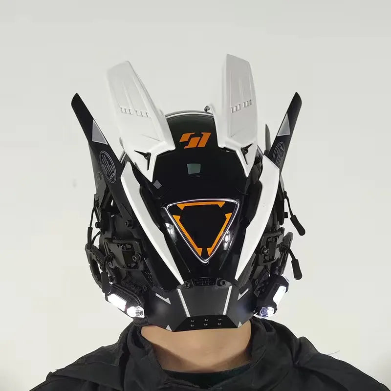 Cyberpunk LED Cosplay Helmet Mask