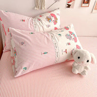 Pink Anime Bedding Set PN4684 - Bear Hugs