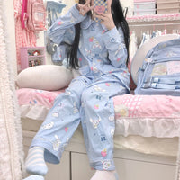 Cute Anime Pajamas Suits Set PN4338 - Bear Hugs