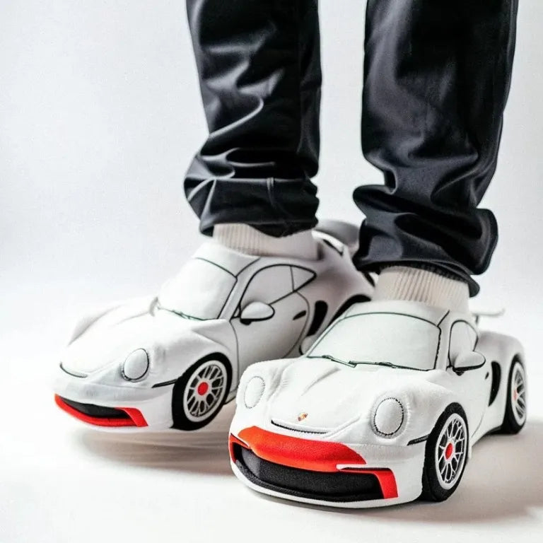 Luxury Car Plush Slippers