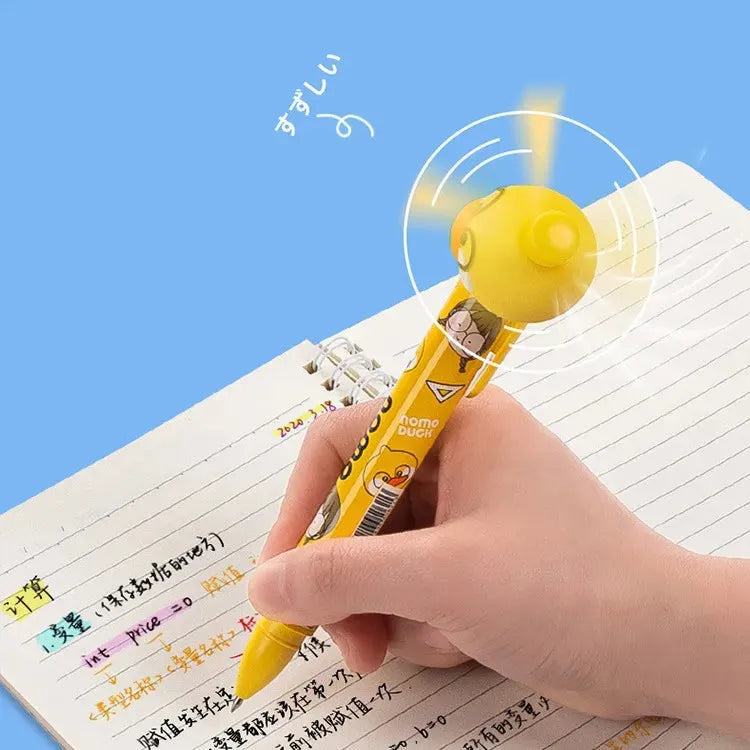 Milk Dragon Kawaii Handheld Fan Pen