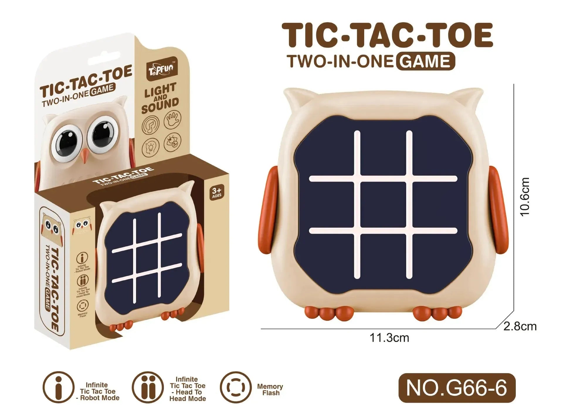 Animal Themed Electronic Tic-Tac-Toe