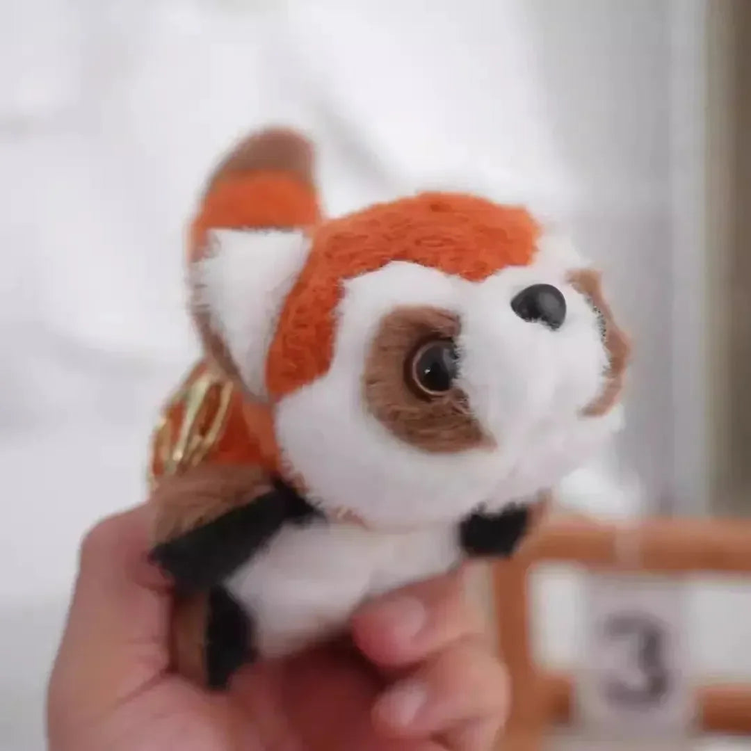 Reversible Cuddles Panda Keychain