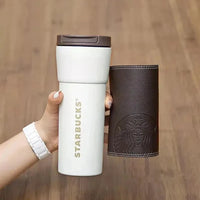 Starbucks Premium Leather Cover Bottle (500 ml)