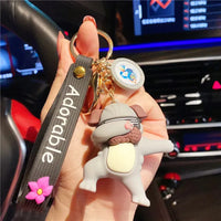 Dabbing Animal 3D Keychain