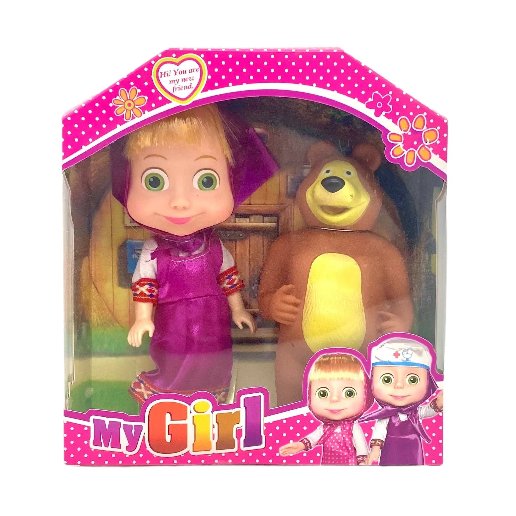 Masha and the Bear Partner Dolls