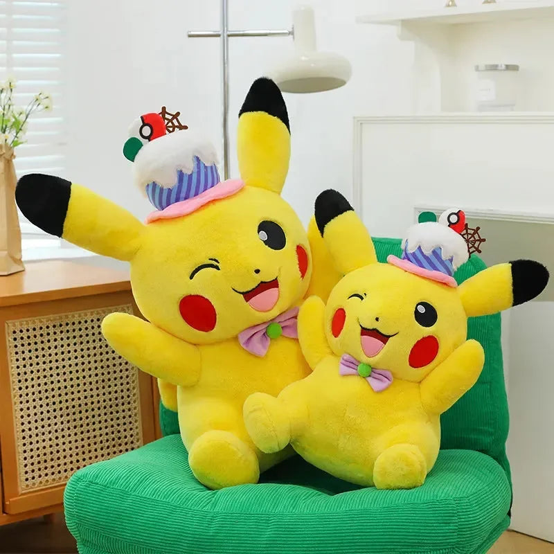 Pikachu Cake Hat Pokimon Plush