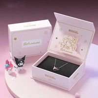 Kuromi and My melody Double interlocking necklace with gift box - Bear Hugs