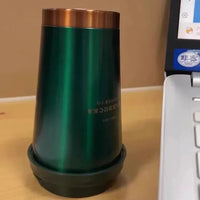 Starbucks Dark Green & Gold Thermos Mug (380 ml)