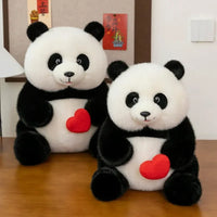 Loveable Heart Giant Panda Plushie