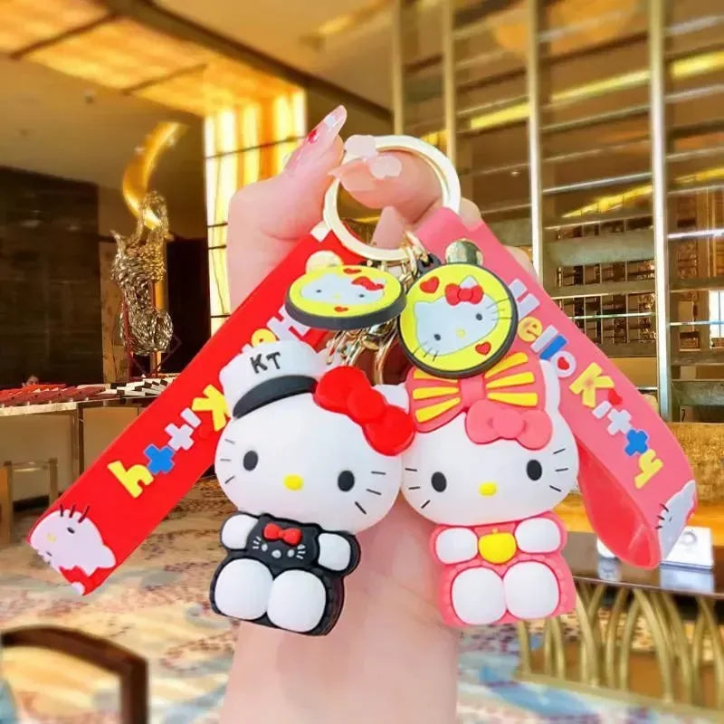 Hello Kitty Chic Clips Keychain