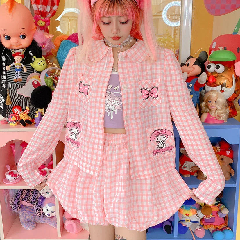 Fashion Anime Summer Shirt And Shorts Set PN4273 - Bear Hugs