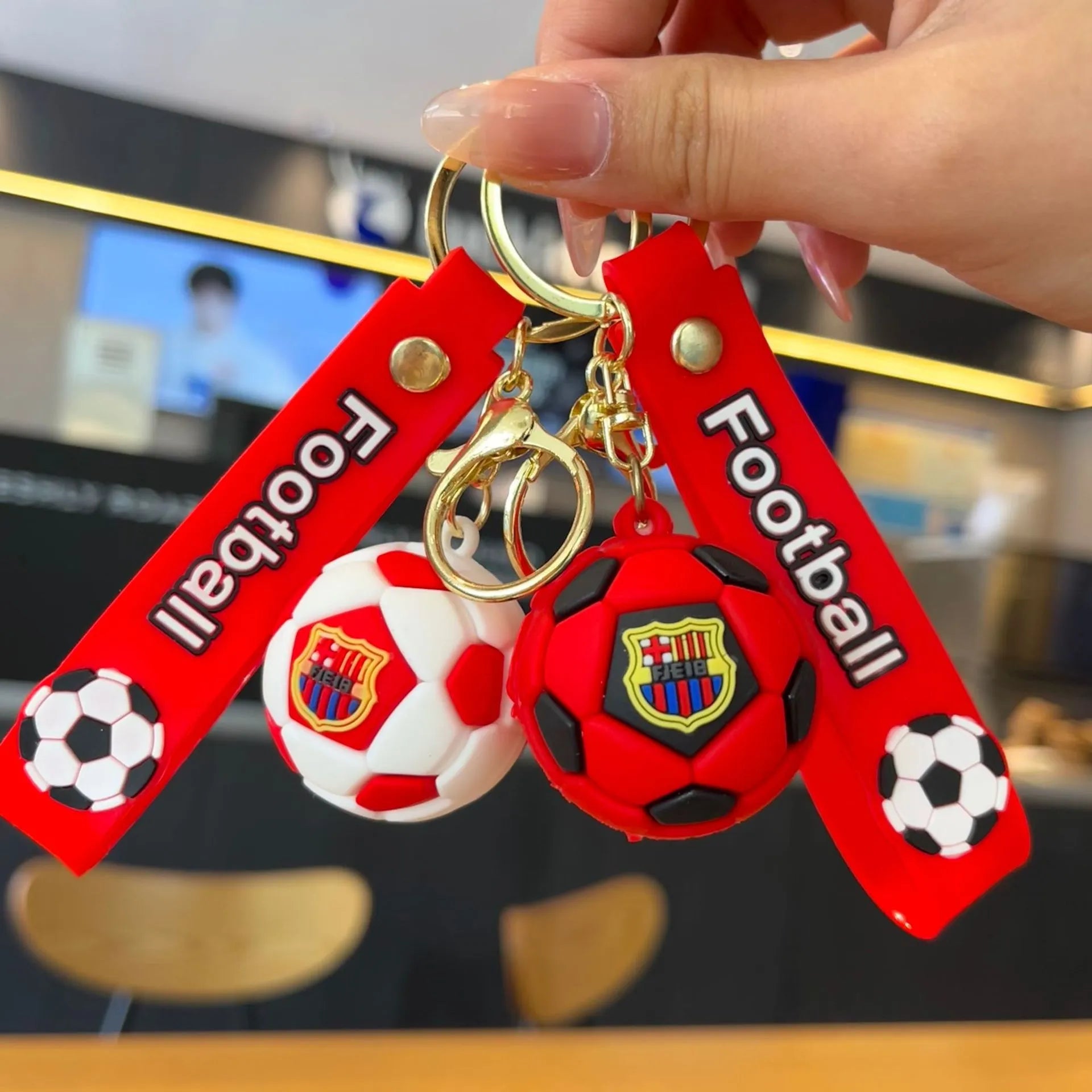 Creative Football 3D Keychain