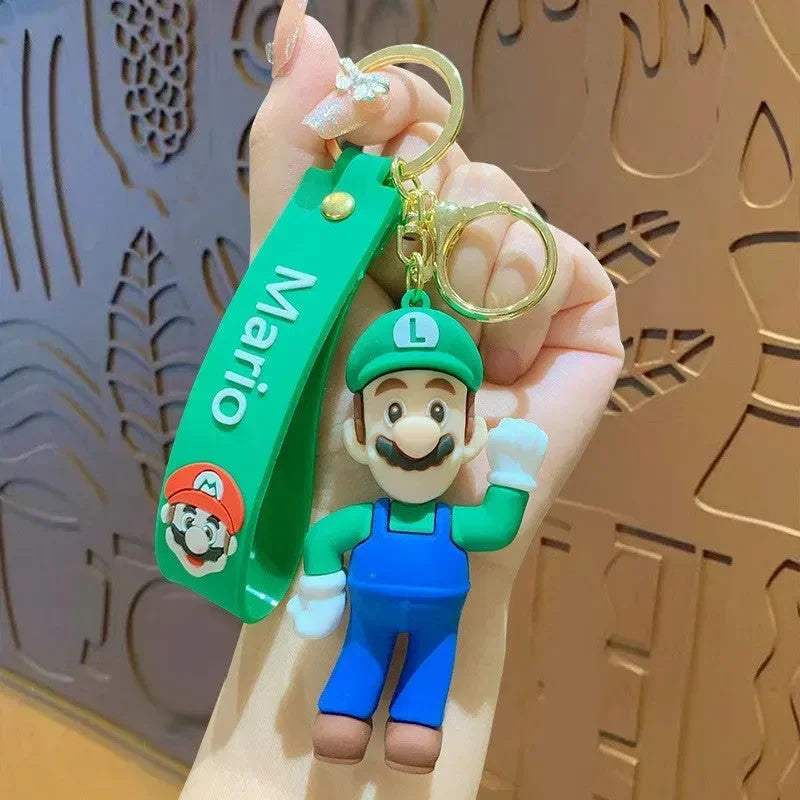 Mario Mushroom Kingdom Keychain