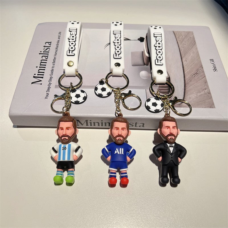 Sporty Lionel Messi 3D Keychain