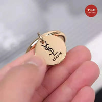 YS Luxury Fashion Mirror Keychain