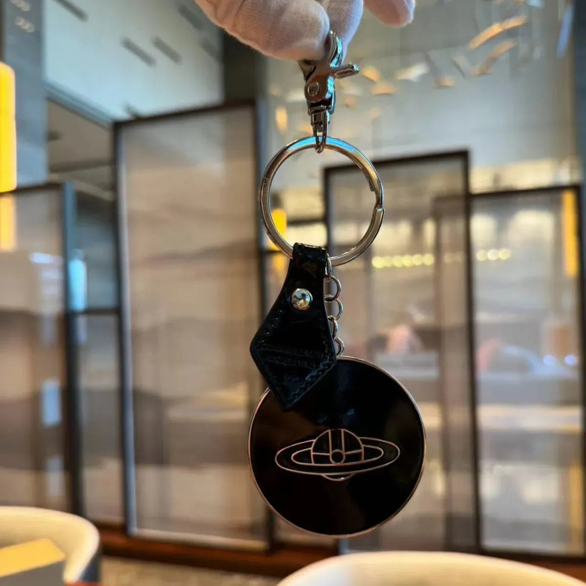 Vivienne Westwood Orb Logo Keychain