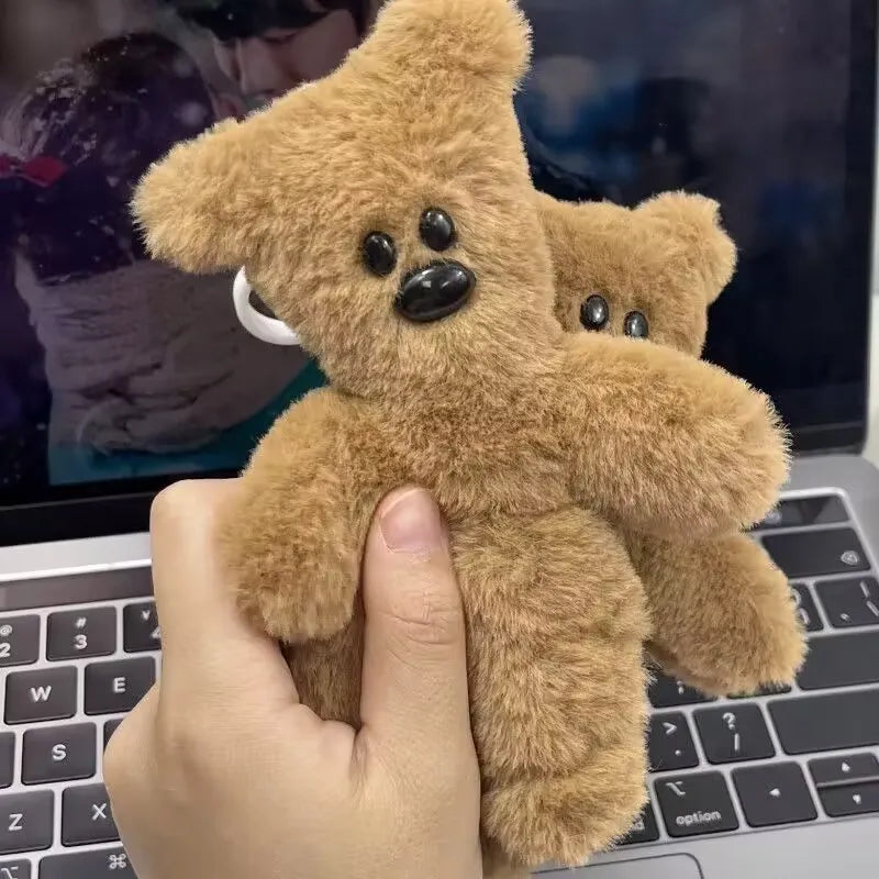 Mr. Bean Teddy Plush Squeaky Keychain