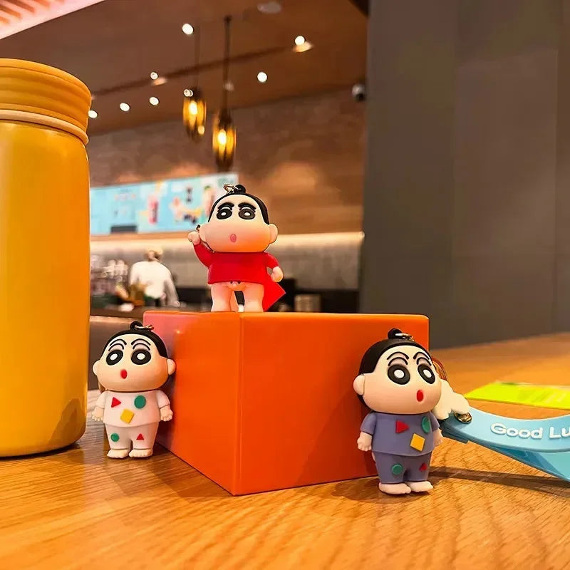 Porte-clés en silicone Shinchan Adventures 