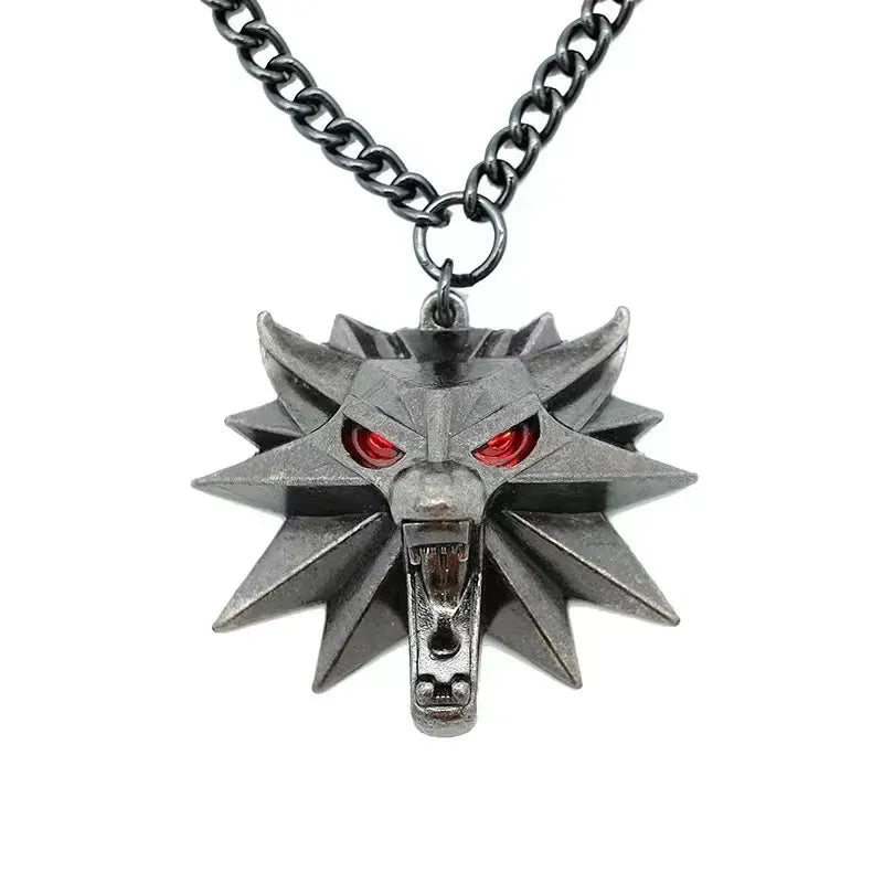 The Witcher Glowing Wolf LED Pendant