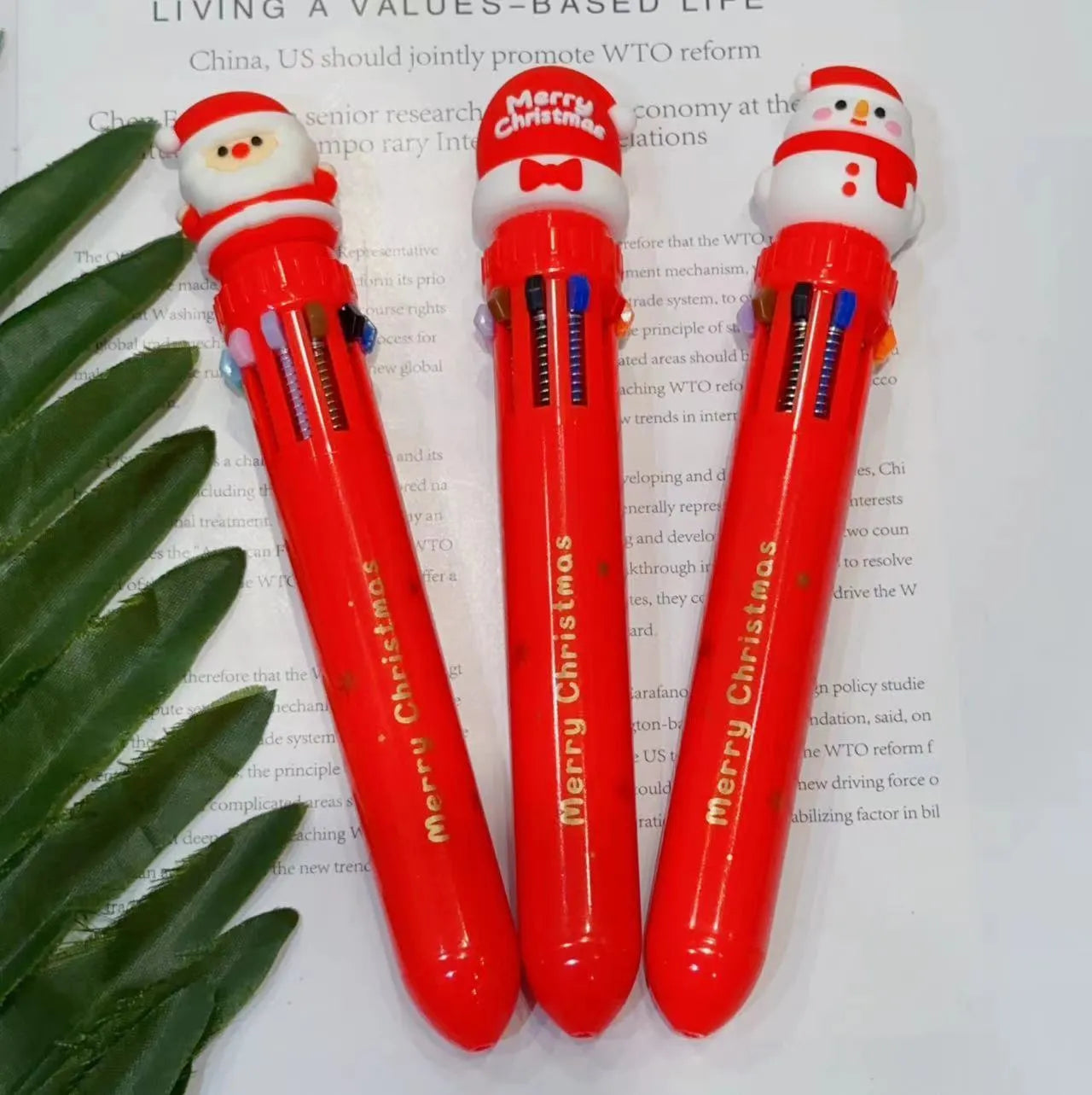 Christmas Theme Multi-Color Pen