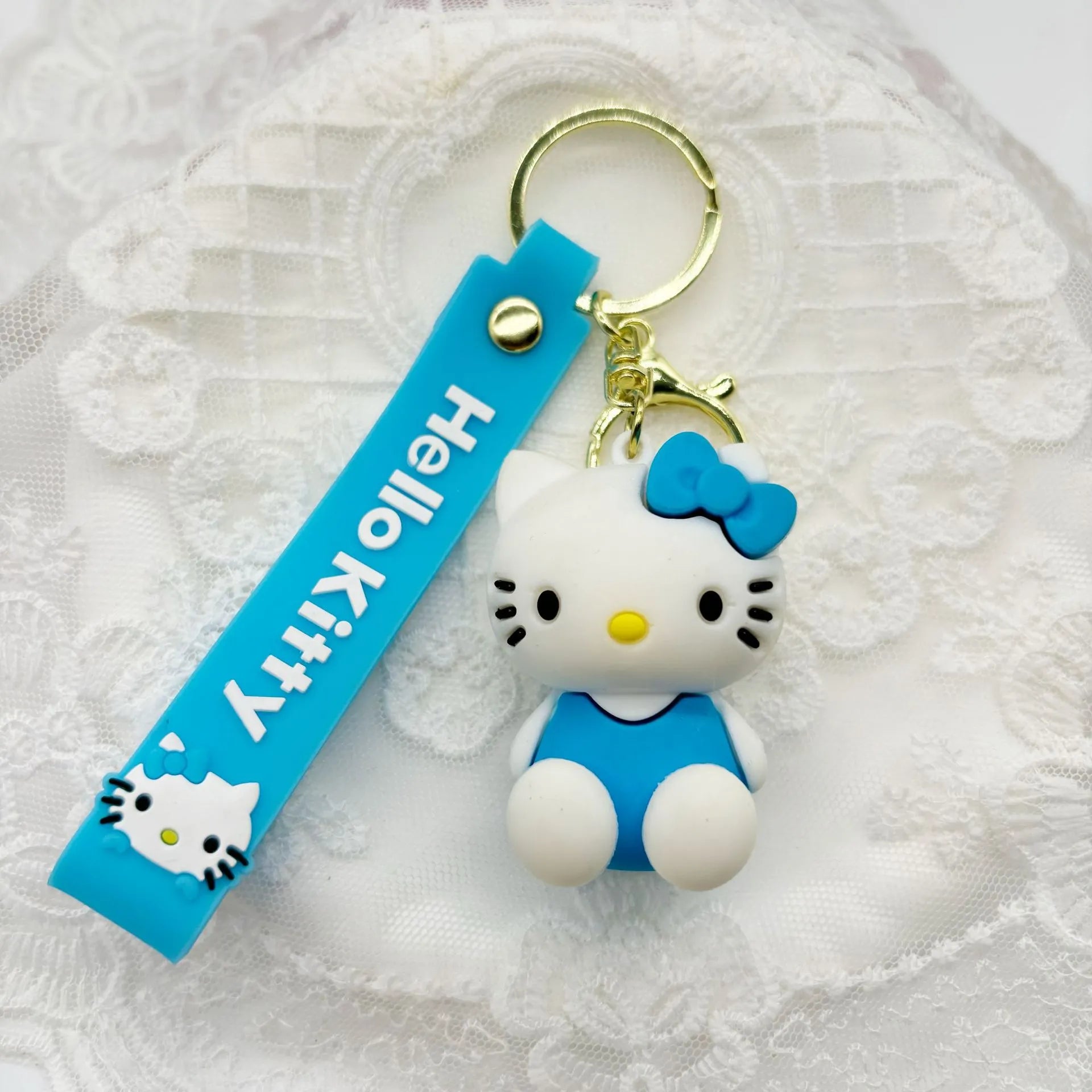 Elegant Hello Kitty 3D Keychain