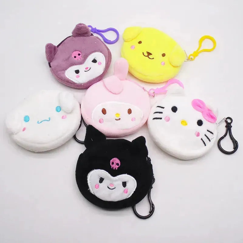 Sanrio Soft Serve Coin Purse Keychain