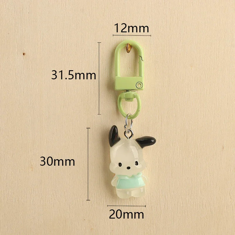 Sanliou Crystal Critters Charm Keychain