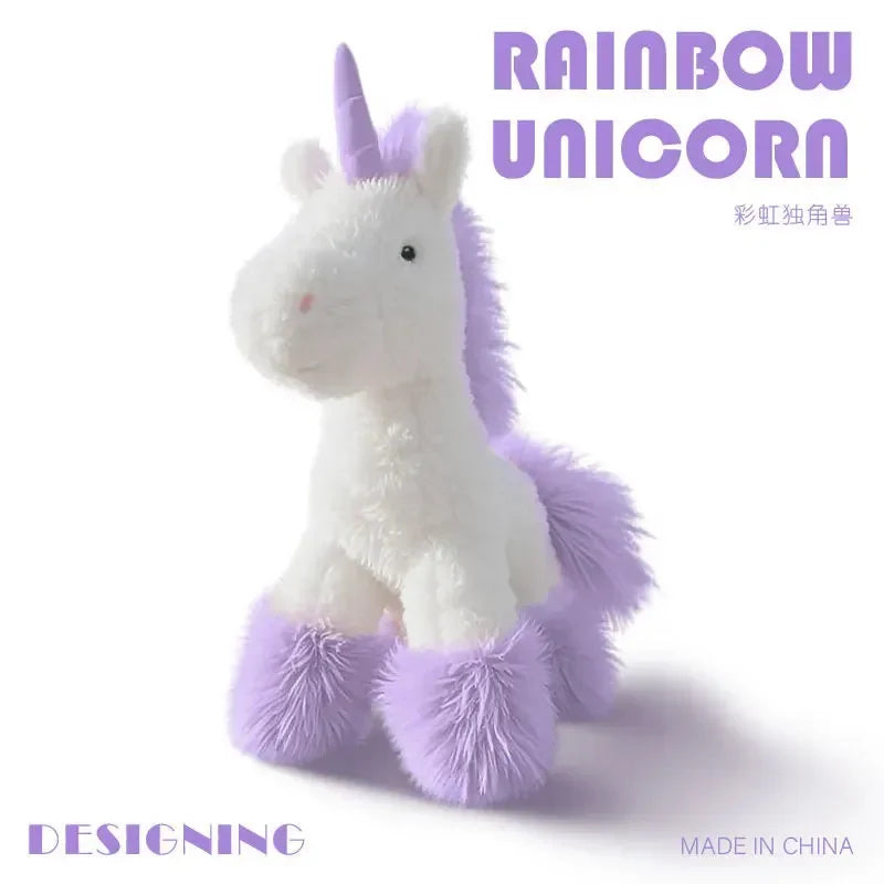 Rainbow Furry Unicorn Plushie