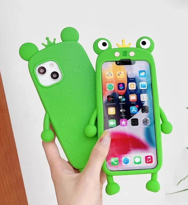 Lovely Frog Phone Case for iphone 11/11pro/11pro max/12/12mini/12pro/12pro max/13/13pro/13pro max/14/14plus/14pro/14pro max PN6209 - Bear Hugs