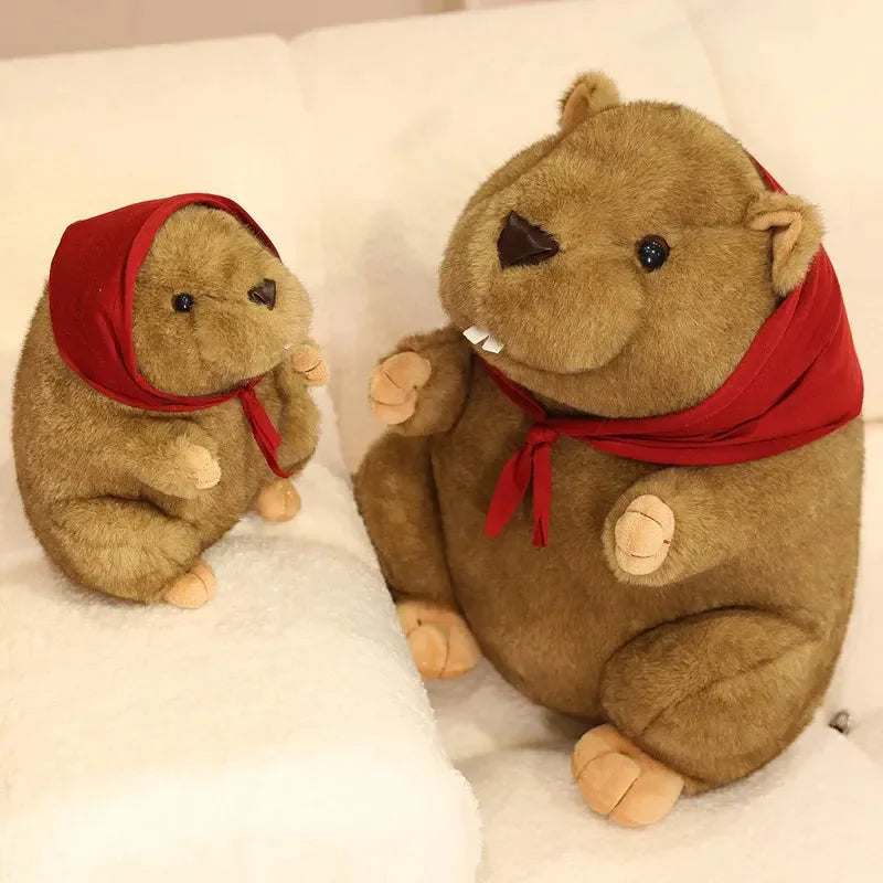 Groundhog Earthy Cuddles Plushie
