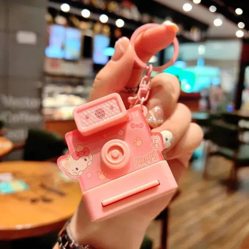 Kawaii Sanrio Polaroid Camera Keychain