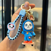 Astro Panda 3D Keychain