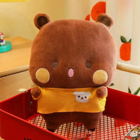 Bu Bu Bear & Du Du Panda Snuggles Plush