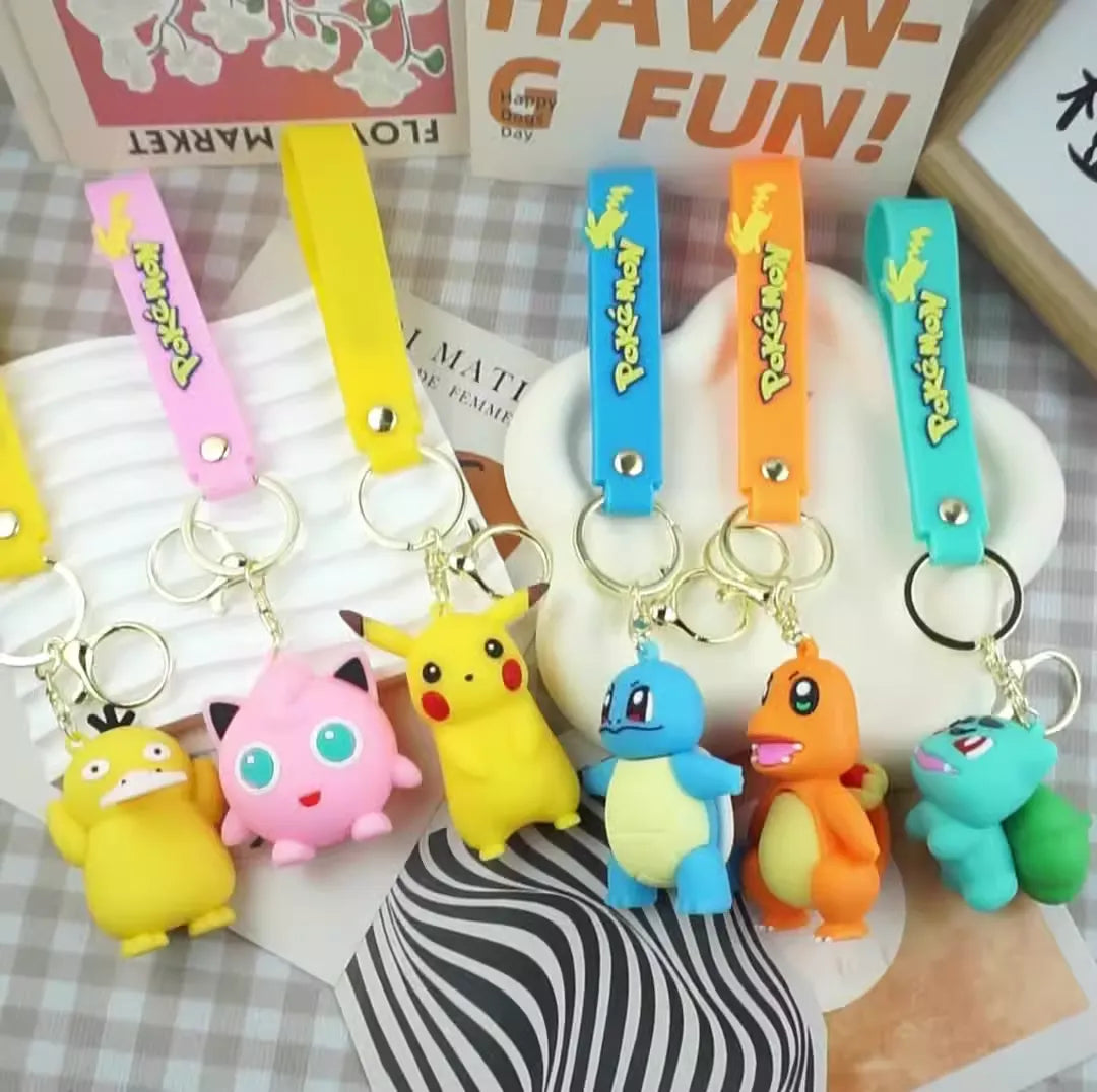 Adorable Pokémon 3D Keychain